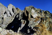 PES GERNA, MASONI, VENINA, tre cime in cresta ad anello da Carona il 3 dic. 2015 - FOTOGALLERY